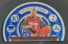 2020-21 Crown Royale - Test of Time BLUE - #/75 - Damin Lillard - #10