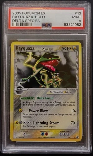 Pokemon Rayquaza EX Delta Species Holo Rare #13 PSA 9