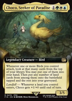 MTG Magic the Gathering Choco, Seeker of Paradise (479/781) Final Fantasy LP