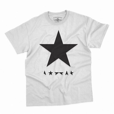 David Bowie - David Bowie - Blackstar Album Cover - Heavy Cotton T-Shirt - 2XL W