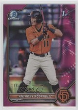 2022 Bowman Chrome Prospects Fuchsia Lava Refractor /199 Anthony Rodriguez q2x
