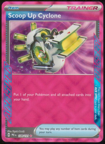 Scoop Up Cyclone Holofoil [SV: Prismatic Evolutions - 128/131] Lightly Played
