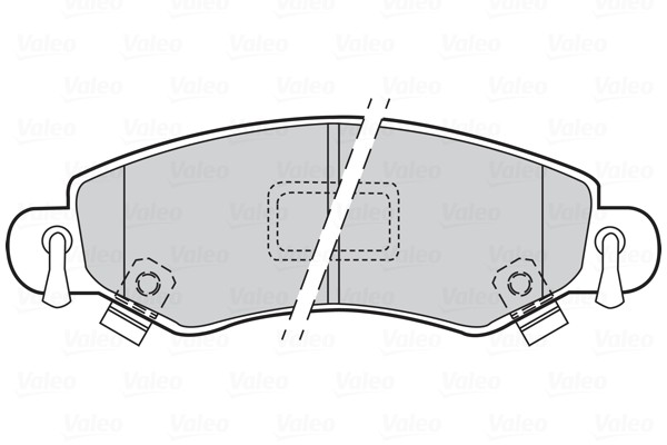 Plaquettes de frein VALEO 301453 anti-sifflement pour Suzuki Wagon R plus