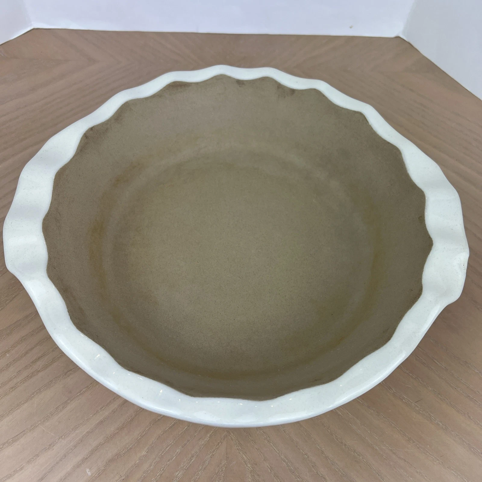 Pampered Chef Stoneware Deep Dish Pie Plate New Traditions Collection