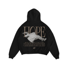 NF Real Music Vintage Black "HOPE" Merch Hoodie All Size
