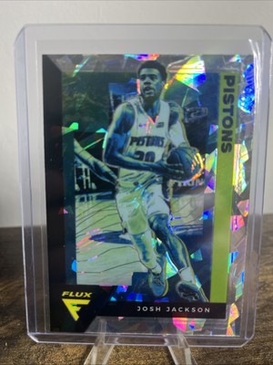 Josh Jackson 2020-21 Flux Basketball Fanatics Silver Cracked Ice Prizm Card #52