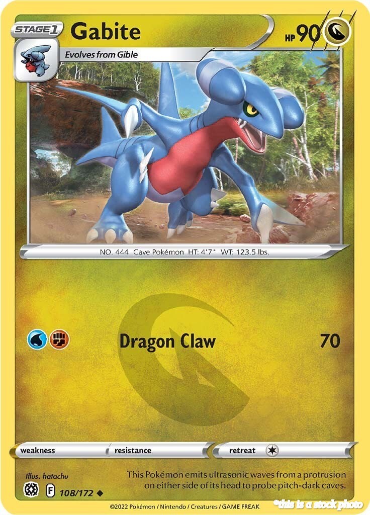 Gabite SWSH09 108/172 Pokémon Uncommon NM