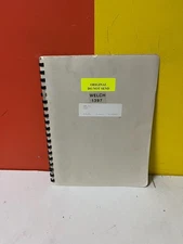 Welch S-LIST 1397 DuoSeal Vacuum Pump Owner's Manual