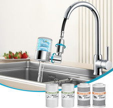 Pull-Down Faucet-Mount Water Filters - 22 Adapters Swivel 720  Sink Tap Filtra