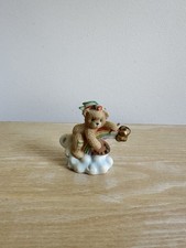 Cherished Teddies 770493   2000 Priscilla Hillman   Bear on Rainbow  Cloud