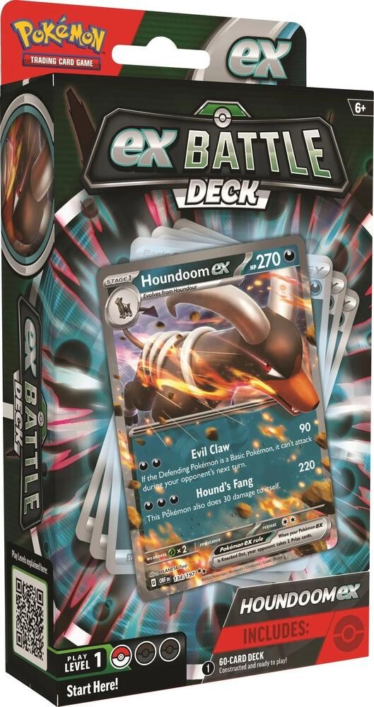 Pokemon Ex Battle Deck Houndoom ex 60 Trading Card Deck