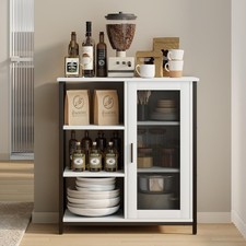 Mini Coffee Bar Cabinet for Home Kitchen 27.5'' Coffee Stand Station