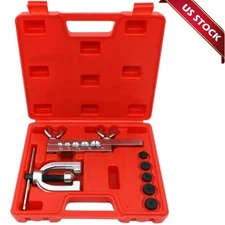 Brake line Flaring Tool, Double Flaring Tool kit Copper Aluminum Soft Steel Brak