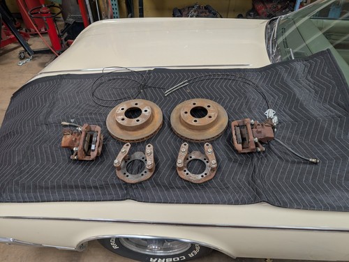1967 1969 Riviera Rear Disc Brake Conversion Kit Buick 1968