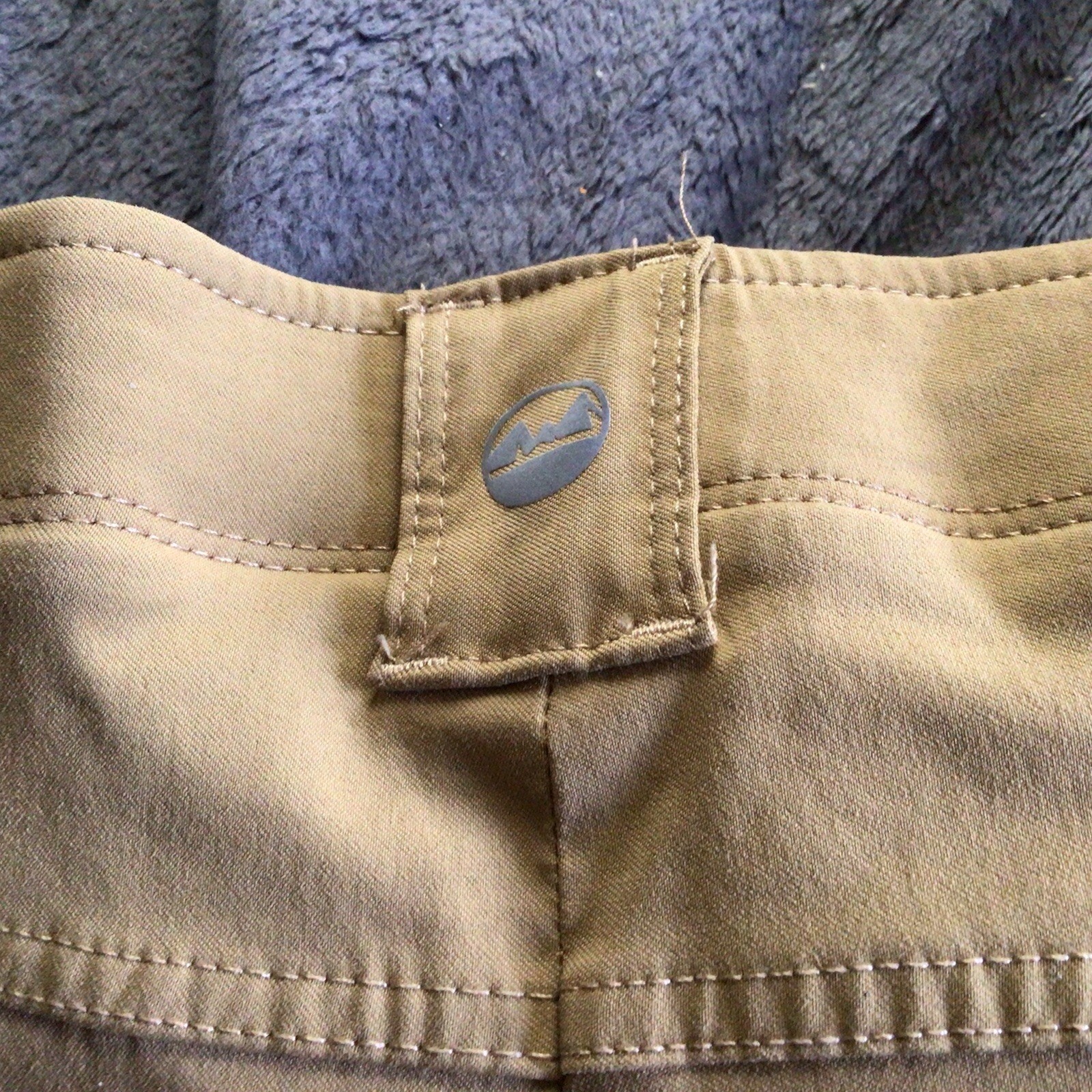 Wrangler Pants Khaki Mens 38x30 Outdoor Series Cargo Nylon Hiking Rare! image 5