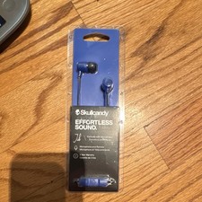 Skullcandy Jib Effortless Sound Wired In-Ear Earbuds Blue Microphone Remote