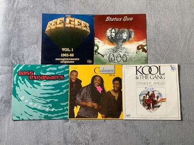 5er Set Vinyls Kool & The Gang Bee Gees Status Quo usw