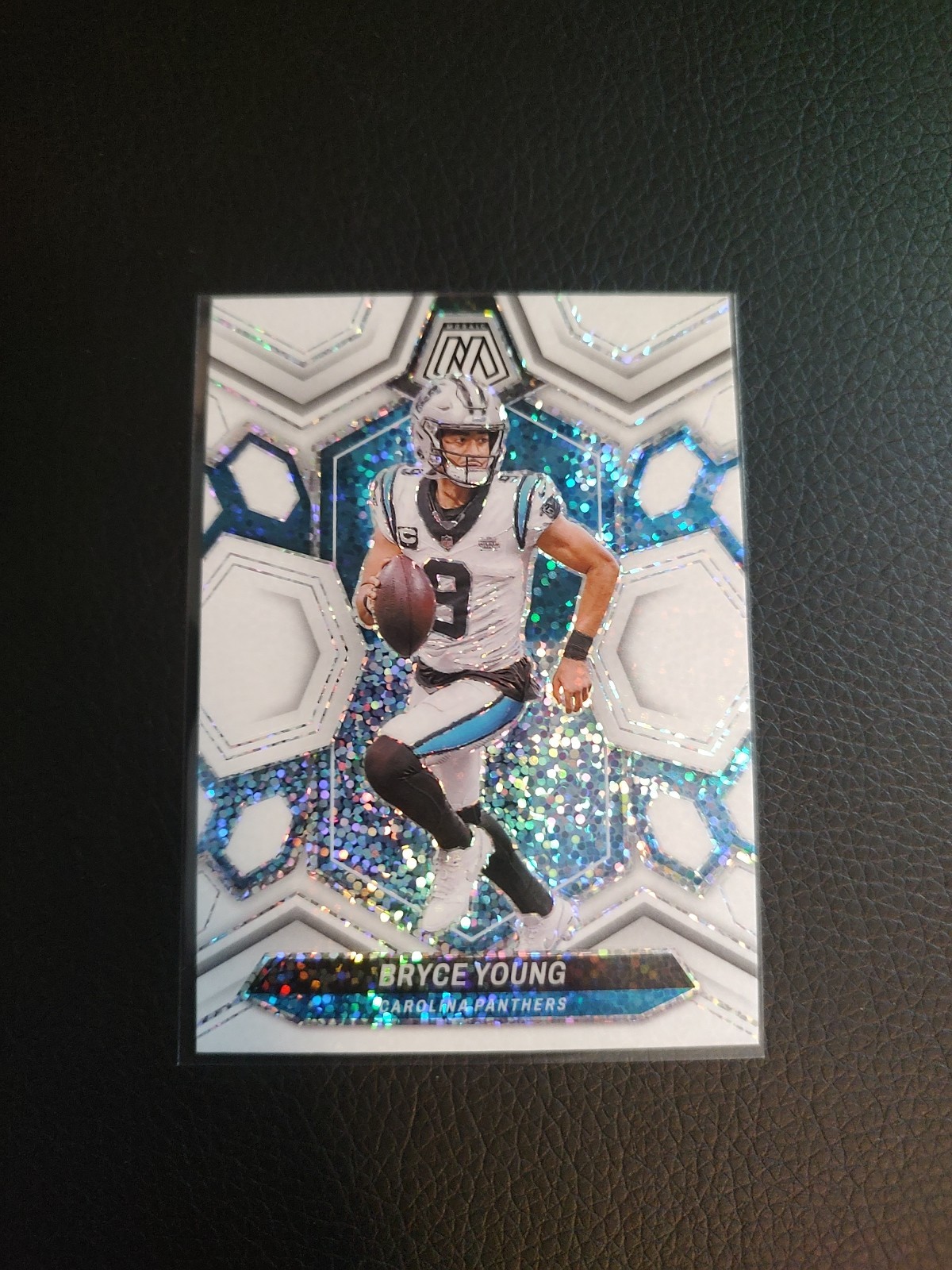 2024 Panini Mosaic Bryce Young #29 White Sparkle Carolina Panthers
