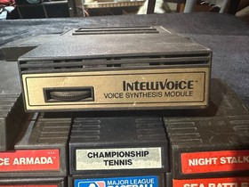 intellivision Games Lot Of 10 with a Intellivoice module