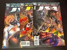 BLACKEST NIGHT JSA #1-3 (DC Comics 2010) -- #1 2 3 -- FULL Set