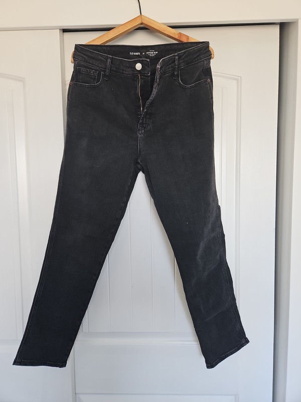 New Old Navy Vintage Slim High Rise Size 10 Women's Black Jeans