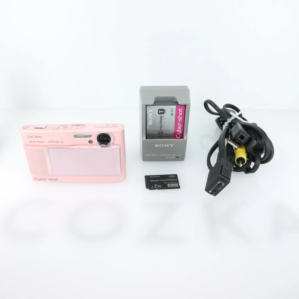 【Read】SONY Cyber Shot DSC-T10 Pink 7.2MP 3x Zoom Compact Digital Camera Japan - Image 2 of 4