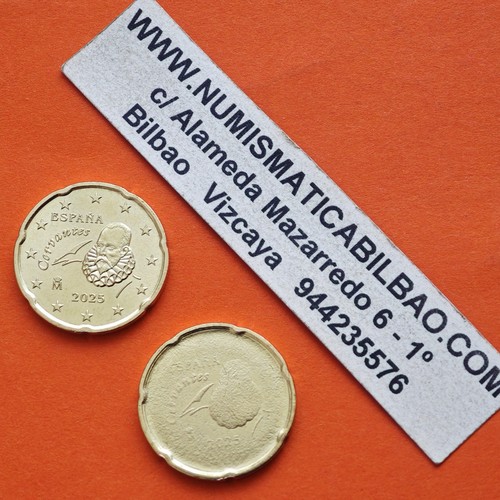 NUMISMÁTICA BILBAO * MONEDA CON ERROR DE ACUÑACIÓN ** ESPAÑA 20 CENTIMOS 2025 SC - Bild 1 von 7