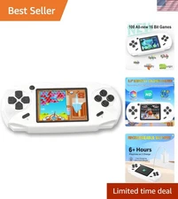 6 Bit Handheld Games for Kids Adults 3.0'' Large Screen Preloaded 00 HD Class...