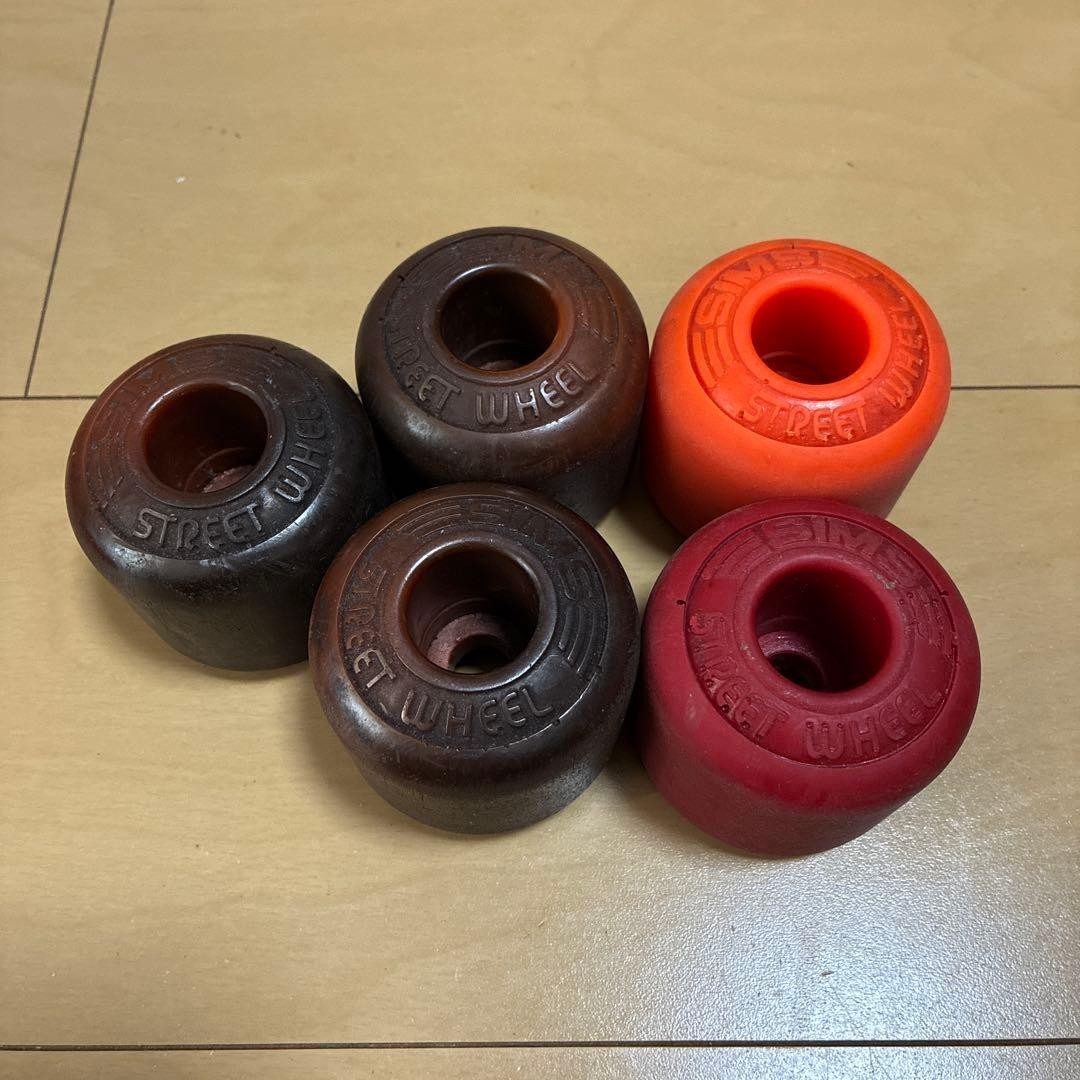 80s SIMS ビンテージ STREET WHEEL ウィール 未使用品 80s Sims Vintage Street Wheels Set 4+1 Skateboard Wheels | eBay