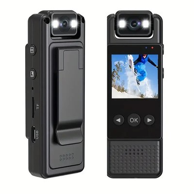 1080P HD Action Kamera, tragbarer Videorecorder mit 1200mAh Polymer Akku