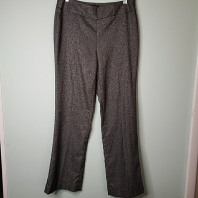 Jones New York Signature Womens Dress Pants Gray Slacks Twill Sz 6 Career Preppy