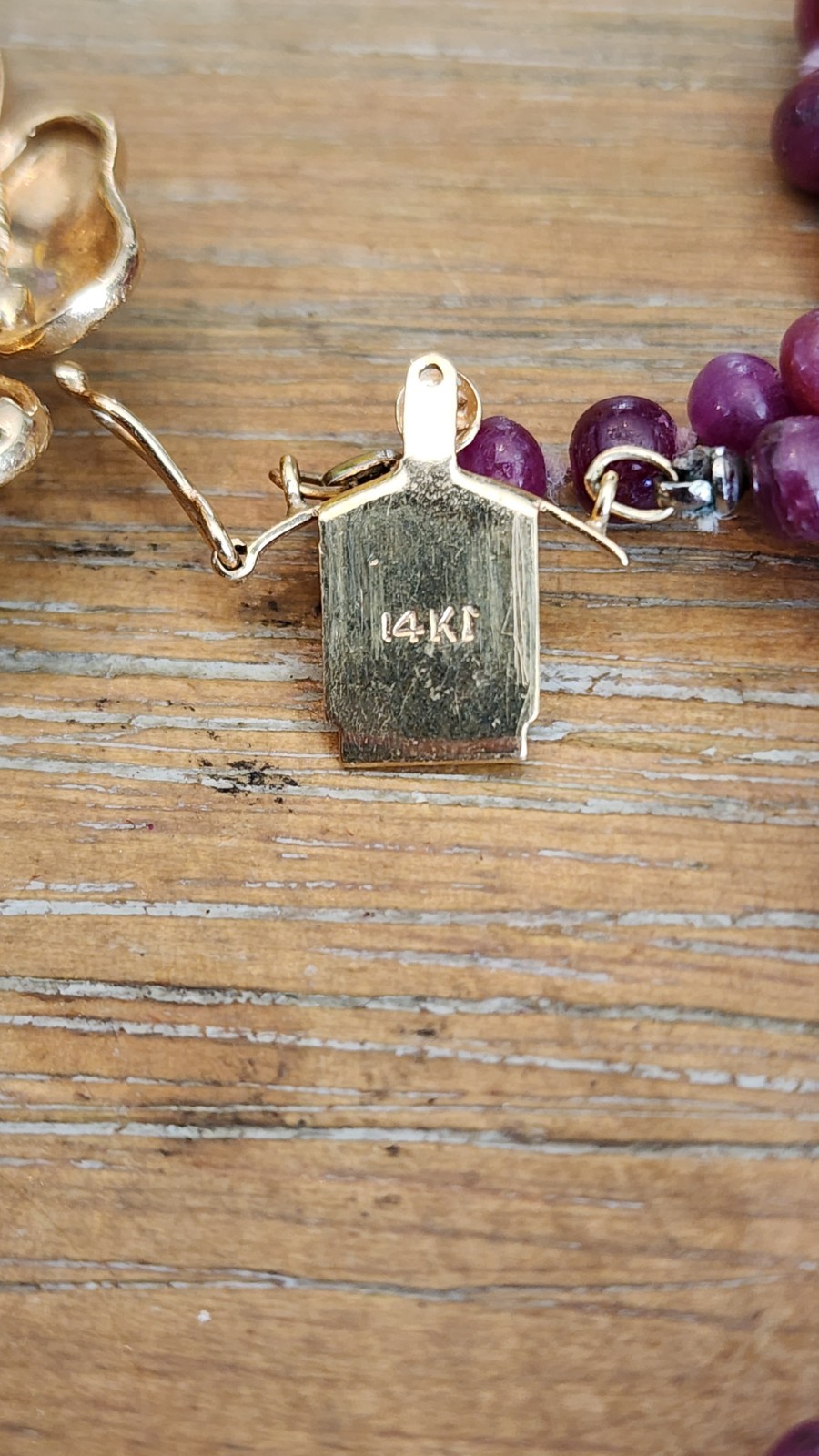 Exquisite Natural Ruby Multi-strand Necklace w/ 1… - image 10