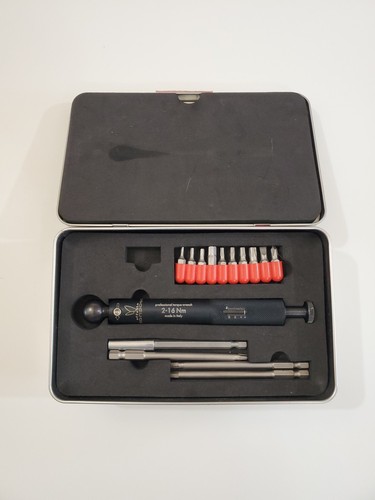 Effetto Mariposa Giustaforza II 2-16 Nm Deluxe Torque Wrench Hex & Torx Bits