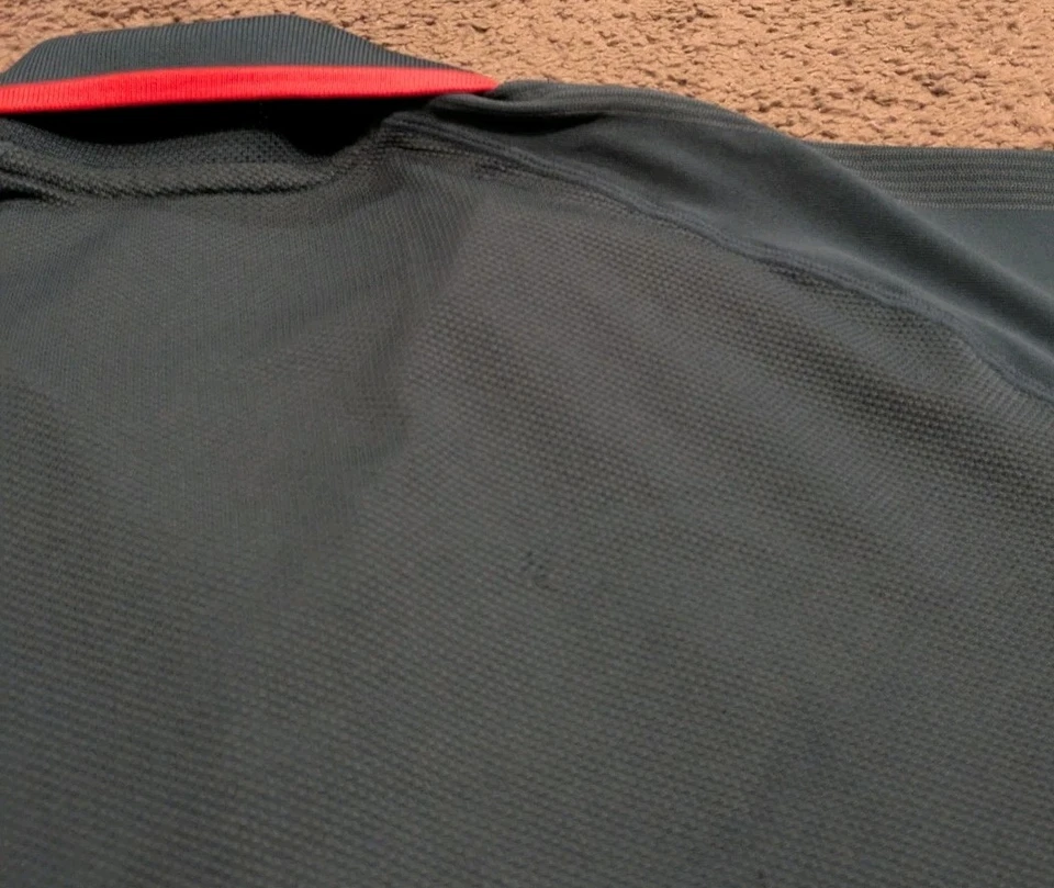 RARE Uniqlo Roger Federer RF 2021 French Open Blue Tennis Polo Shirt Men's M - Image 3 of 4