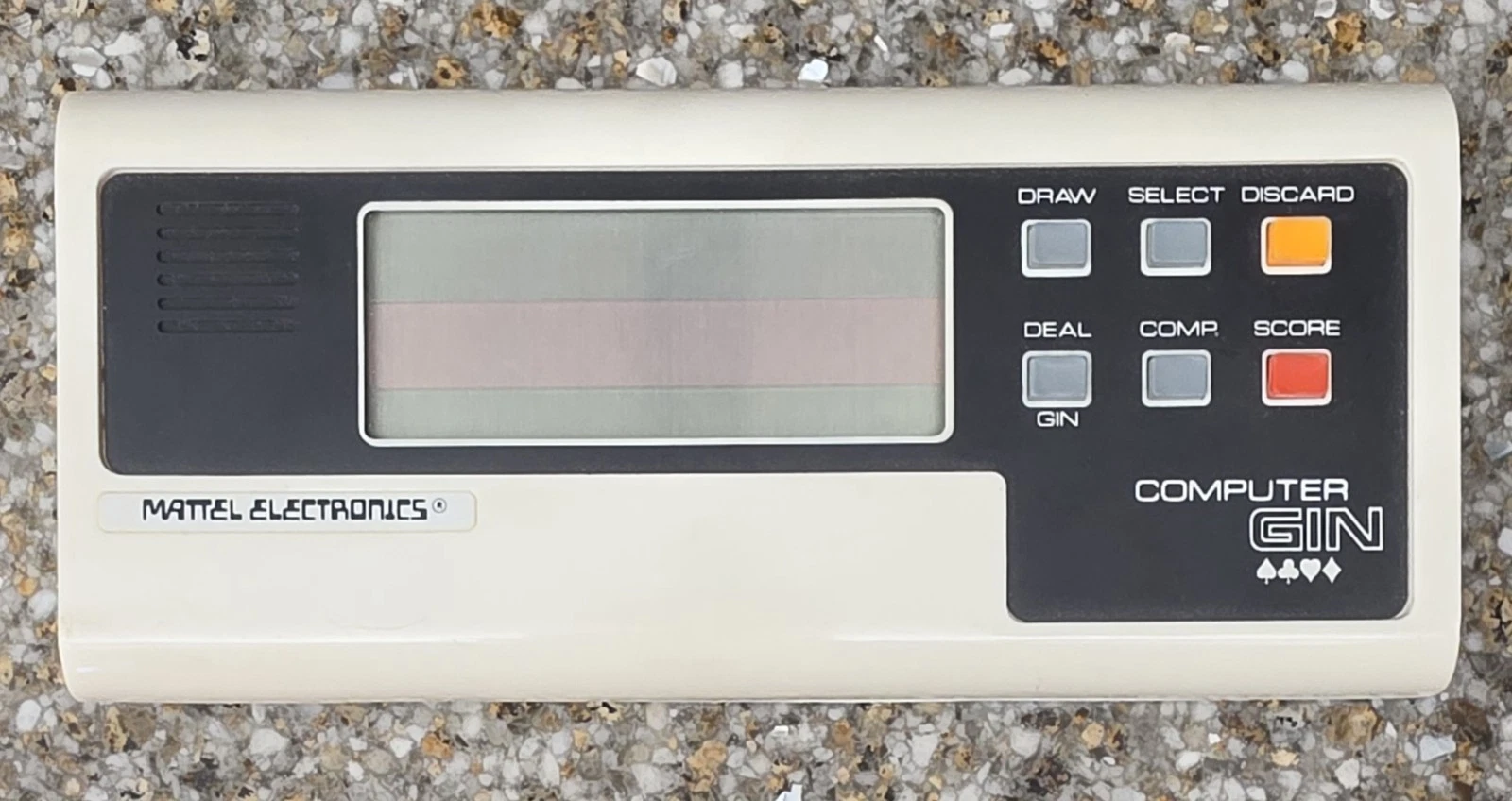 Vintage Mattel Electronics Computer Gin Handheld Electronic Game 1979 Retro Test