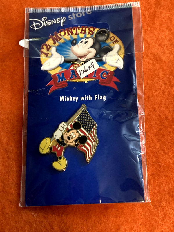12629    12 Months of Magic - Mickey with American Flag