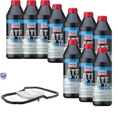 10 L Liqui Moly Top Tec ATF 1600 VAICO Getriebeölfilter für Mercedes C-Klasse