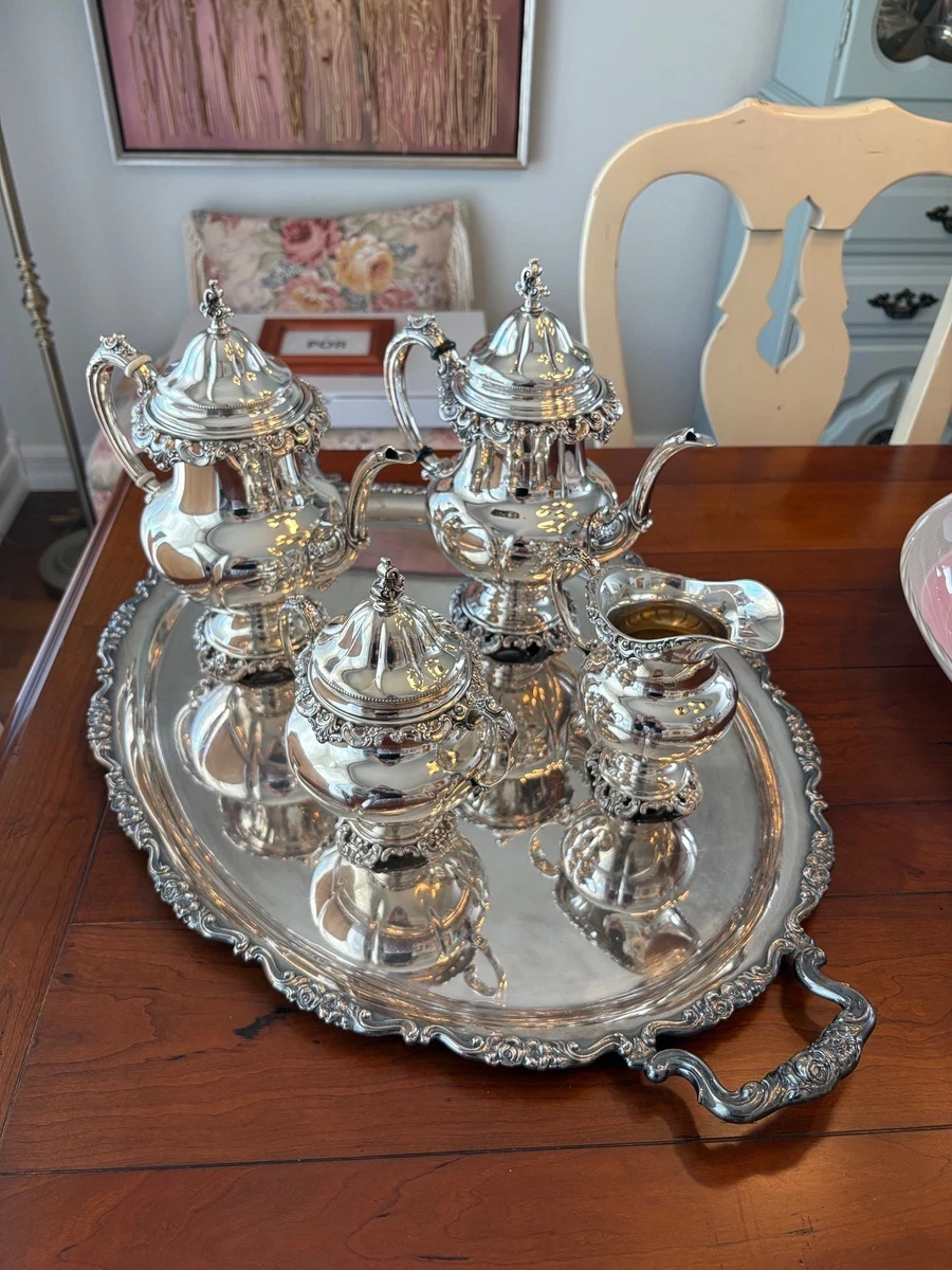 Wallace Antique US Sterling Silver Teapots, Coffee Pots & Sets for