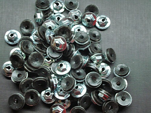 GM 3/4-1 1/2 Body Fender Door Quarter Trim Moulding Molding Clips & Nuts 10p C - Foto 8