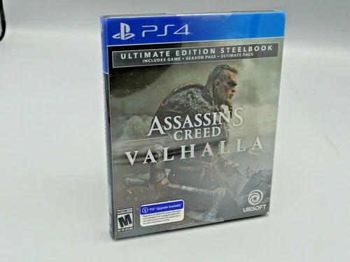Assassin's Creed Valhalla Ultimate Edition STEELBOOK (Playstation 4/PS4)  *NEW*