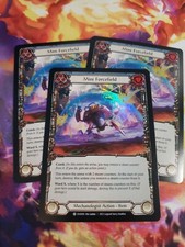 3x Mini Forcefield Blue Foil Playset Bright Lights Flesh and Blood FAB