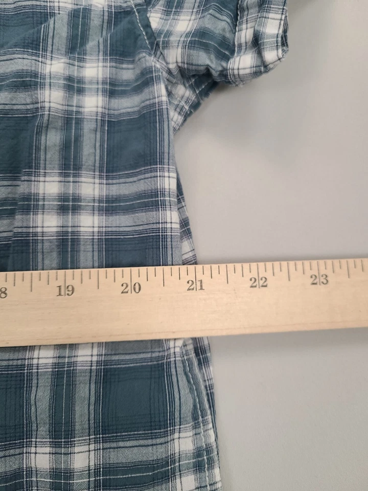 Boston Traders Shirt Adult Large Blue Button Up Casual Comfort Stylish Mens - Image 4 of 4