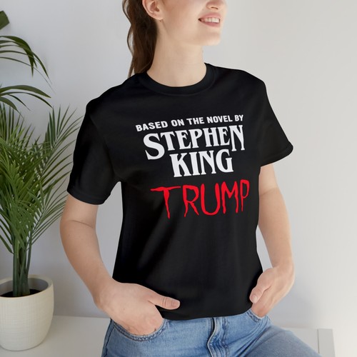Stephen King American Horror Story Donald Trump Funny Parody T-Shirt - Picture 2 of 9