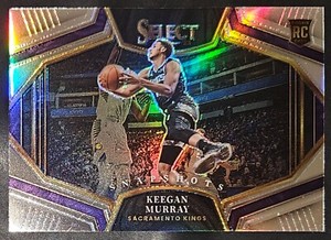 Keegan Murray 2022-23 Select SNAPSHOTS SILVER PRIZM Rookie Insert Card (no.17)