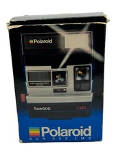 Vintage Polaroid Sun 600 LMS Instant Camera In Box