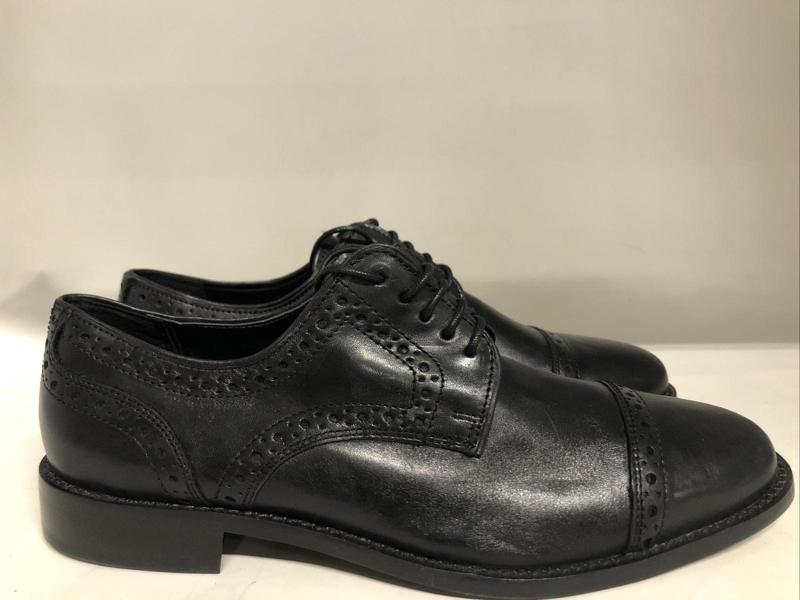 Nunn Bush Norcross Leather Oxford Black 
