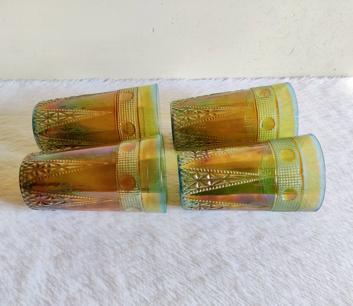 アメリカ 50s ビンテージグラス 6個セット Vintage Original Old Designer Glass Tumbler Decorative Set
