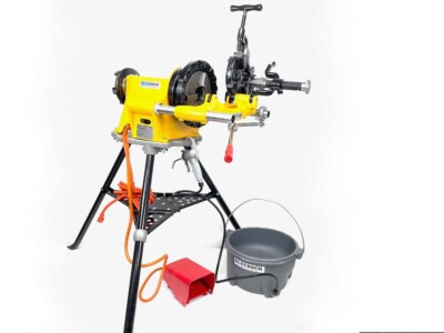 BLUEROCK PTM-300 Pipe Threading Kit includes PD-300 Power Drive, PTK-300 Tripod