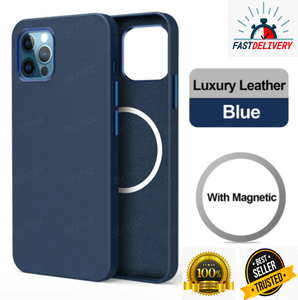 Magsafe Leather Case For Iphone 12 Pro 12 Pro Max Protective Magnetic Safe Cover Ebay