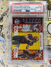 Chubb Mayfield Beckham: 2020 Mosaic Flea Flicker Gold Fluorescent /20 PSA 10 💎